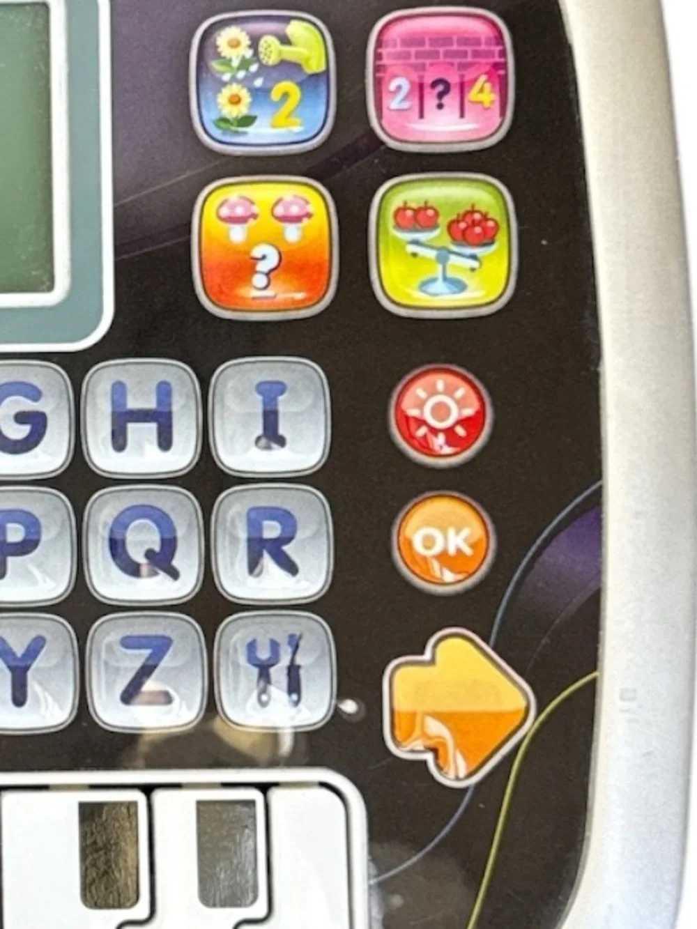 VTech Little Apps Tablet Black Educational Learning Toy Piano Tested